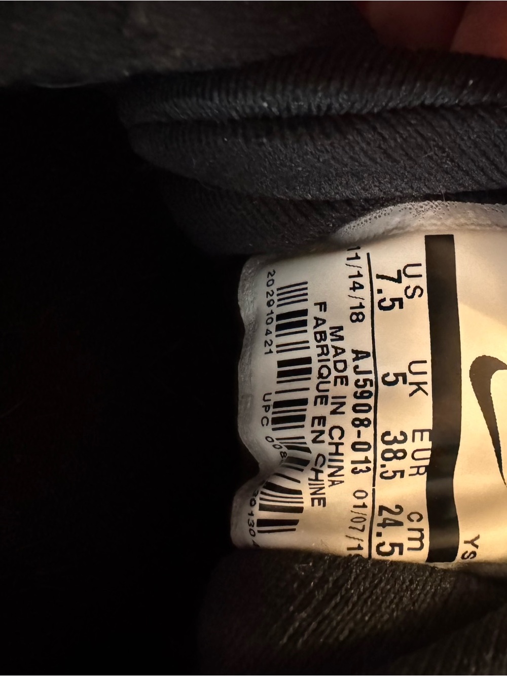 Nike Flex Experience 8 Black & White Running Sneakers Size 7.5 Women’s - Picture 11 of 11
